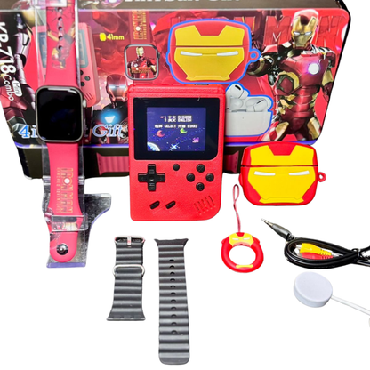 Consola 500 Juegos + SmartWatch + Airpods Pro